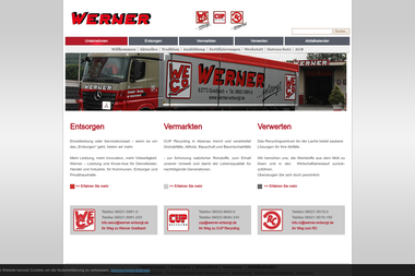 werner-entsorgt.de - Containerverleih Alzenau