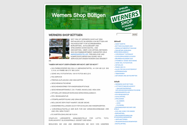 werners-shop-buettgen.de - Geschenkartikel Großhandel Kaarst