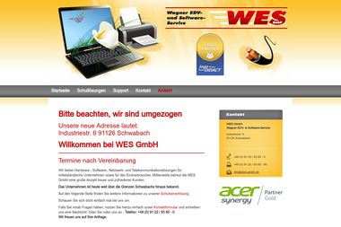 wes-gmbh.de - Computerservice Schwabach