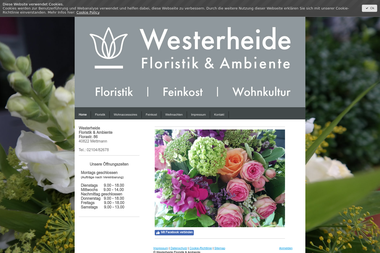 westerheide-floristik.de - Blumengeschäft Mettmann