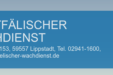 westfaelischer-wachdienst.de - Sicherheitsfirma Lippstadt