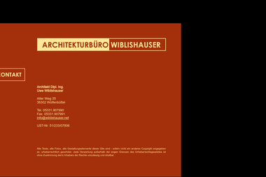 wiblishauser.net/html/kontakt.html - Architektur Wolfenbüttel