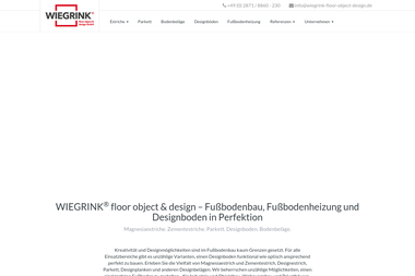 wiegrink-floor-object-design.de - Bodenleger Bocholt