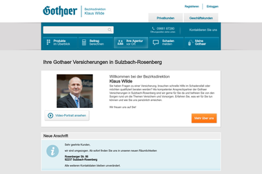 wilde.gothaer.de - Versicherungsmakler Sulzbach-Rosenberg
