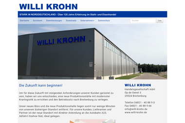 willi-krohn.de - Baustahl Itzehoe