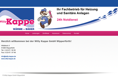 willy-kappe.de - Kaminbauer Wipperfürth