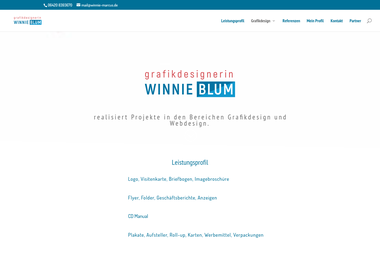 winnie-marcus.de - Grafikdesigner Marburg