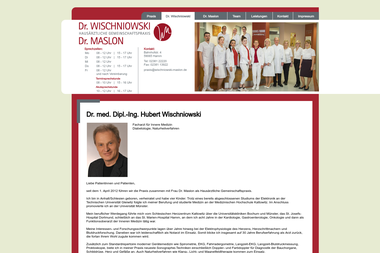 wischniowski-maslon.de/index.php - Dermatologie Hamm