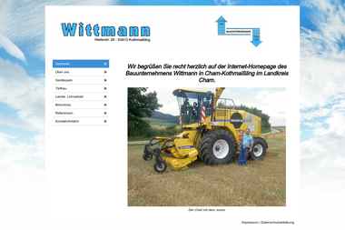wittmann-bauunternehmen.de/impressum.html - Brennholzhandel Cham