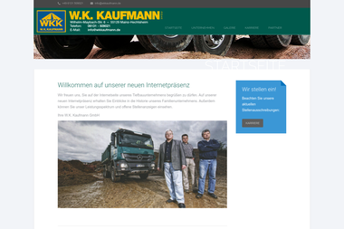 wkkaufmann.de - Straßenbauunternehmen Mainz