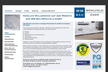 wm-bau-gmbh.de - Balkonsanierung Mannheim