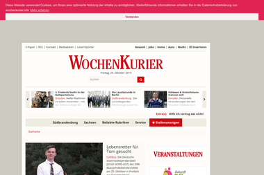 wochenkurier.info - Online Marketing Manager Cottbus