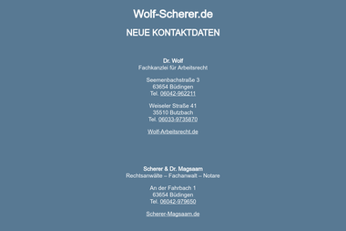 wolf-scherer.de - Notar Büdingen