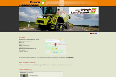 worch-landtechnik.de/de/standort/Genthin - Landmaschinen Genthin