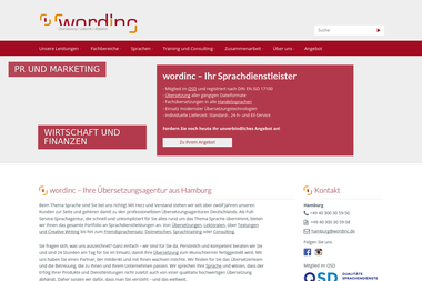 wordinc.de - Übersetzer Mannheim
