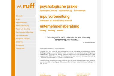 w-ruff.de - Psychotherapeut Kronach