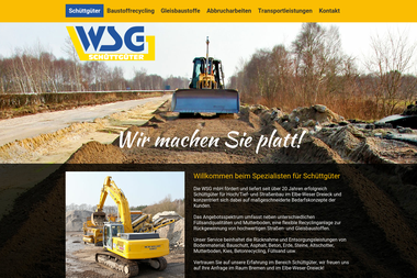 wsg-sand.de - Abbruchunternehmen Bremen