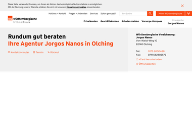 wuerttembergische.de/jorgos.nanos - Versicherungsmakler Olching