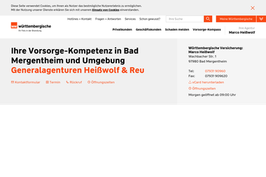 wuerttembergische.de/marco.heisswolf - Versicherungsmakler Bad Mergentheim
