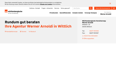 wuerttembergische.de/versicherungen/werner.arnoldi - Versicherungsmakler Wittlich