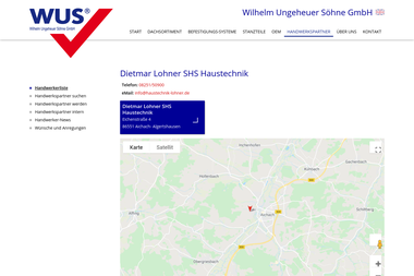 wus-online.de/de/profile/~id.59~nm.169~nc.181/Dietmar-Lohner-SHS-Haustechnik.html - Heizungsbauer Aichach