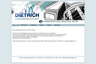 xn--dietrich-gebudereinigung-1bc.de - Handwerker Einbeck