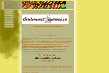 xn--lehnitzerbackkrbchen-hbc.de - Catering Services Hohen Neuendorf