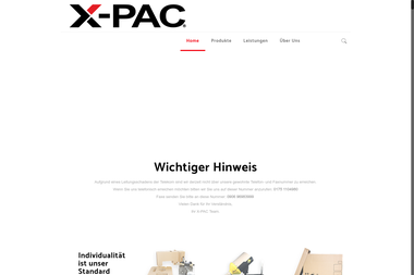 x-pac.de - Verpacker Donauwörth