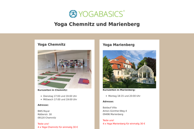 yogabasics-kurs.de - Yoga Studio Chemnitz