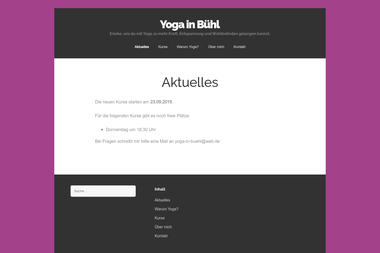 yoga-in-buehl.com - Yoga Studio Bühl