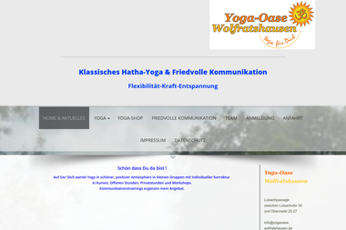 yogaoase-wolfratshausen.de - Yoga Studio Wolfratshausen