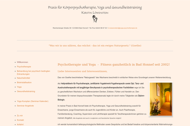 yoga-psychotherapie.de - Yoga Studio Bad Honnef