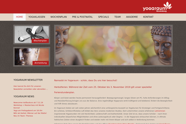 yogaraum-rv.de - Yoga Studio Ravensburg