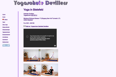 yogaschule-devillers.de - Yoga Studio Bielefeld