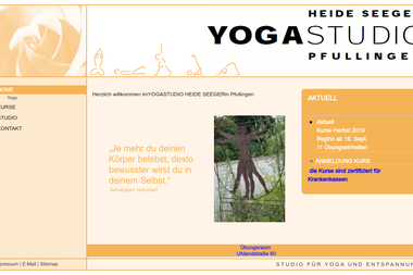 yogastudio-pfullingen.de - Yoga Studio Pfullingen