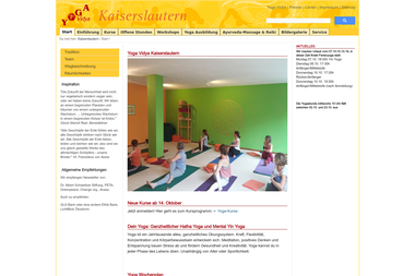 yoga-vidya.de/center/kaiserslautern - Yoga Studio Kaiserslautern