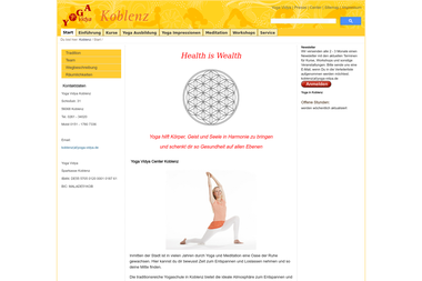 yoga-vidya.de/center/koblenz/start.html - Yoga Studio Koblenz