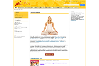 yoga-vidya.de/center/koeln/start.html - Yoga Studio Köln