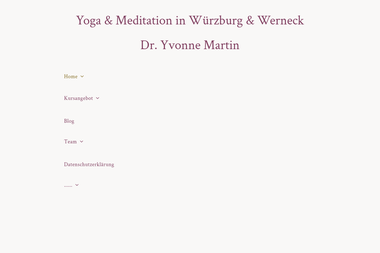 yvonne-martin.com - Yoga Studio Würzburg