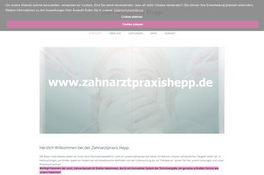 zahnarztpraxishepp.de - Dermatologie Herbrechtingen