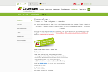 zaunteam.de/essen - Zaunhersteller Essen
