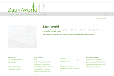 zaun-world.de - Zaunhersteller Stadtlohn