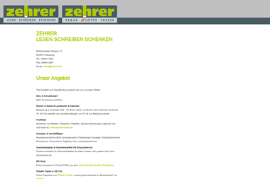 zehrer.info - Geschenkartikel Großhandel Freilassing