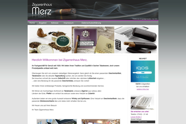 zigarrenhaus-merz.de - Geschenkartikel Großhandel Albstadt