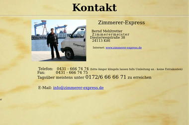 zimmerer-express.de/kontakt.htm - Zimmerei Kiel