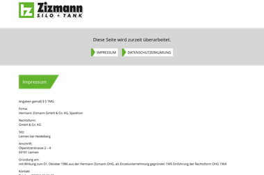 zizmann-spedition.de/profil.php - Kleintransporte Leimen