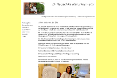 zuerl.info/dr_hauschka/uebermich.html - Kosmetikerin Coburg