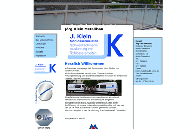 xn--jrg-klein-metallbau-q6b.de - Schlosser Düsseldorf