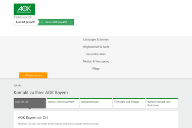 bayern.aok.de/kontakt/aok-vor-ort - Versicherungsmakler Straubing