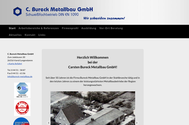 bureck-metallbau.jimdo.com - Stahlbau Varel
